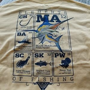 Mens Columbia fishing t-shirt